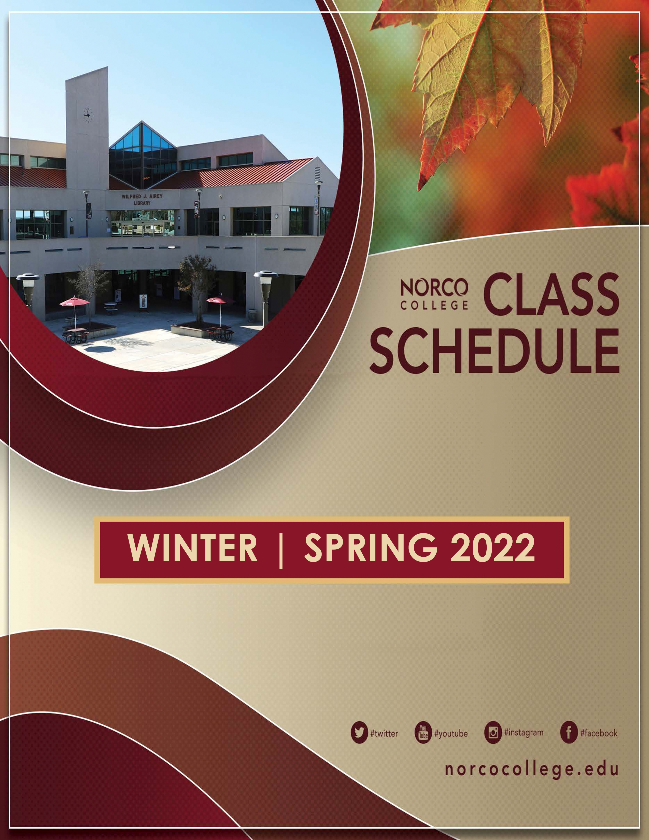 2022 Class Schedule Winter and Spring