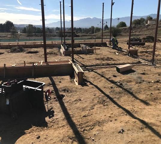 Pad prep for stem wall pour Pad prep for stem wall pour