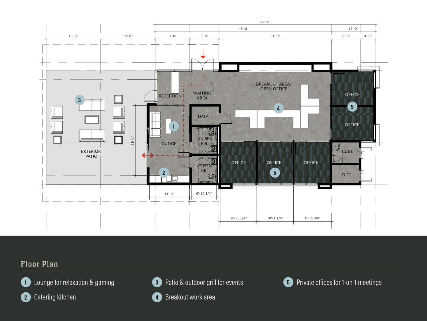 Veteran resource center floor plan