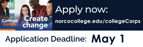 College Corps Application banner