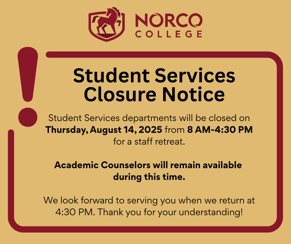 Closed for retreat, August 14, 2025 from 8AM-4:30 PM. Counselors will still be available