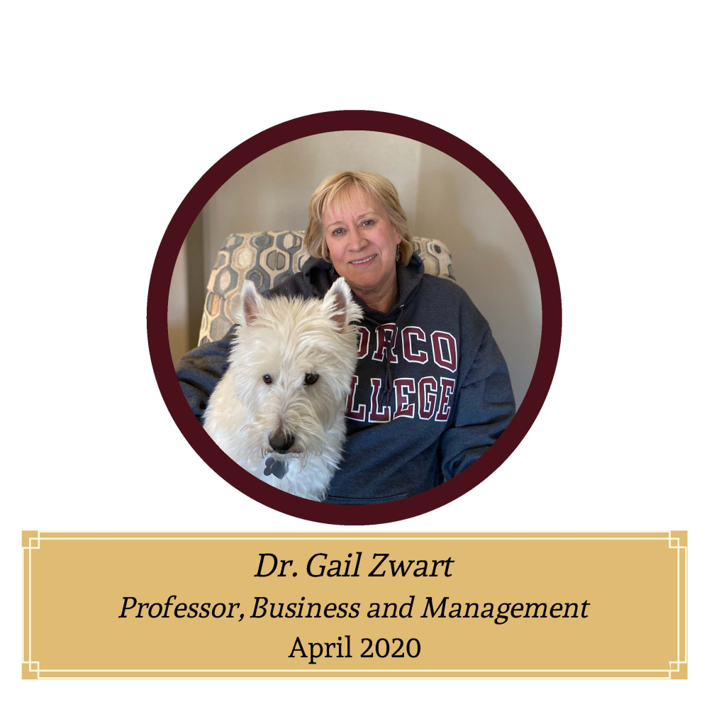 Mustang of the Month April 2020 Dr. Gail Zwart