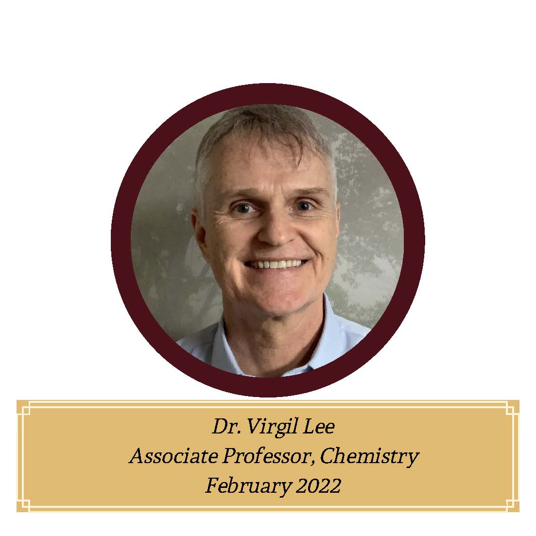Mustang of the Month February 2022 Dr. Virgil Lee