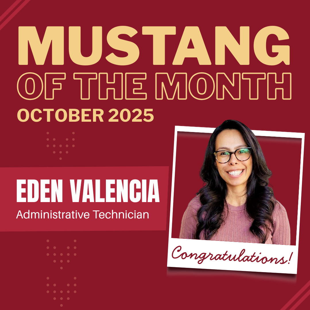 Mustang of the Month October 2025 Eden Valencia