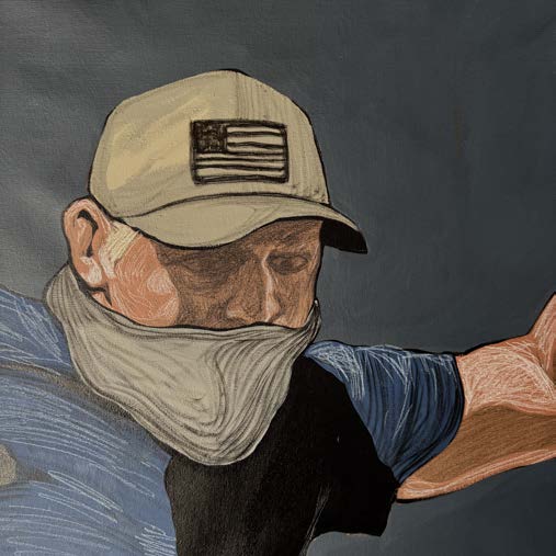 Hugo Crosthwaite, "CARPAS (detail)," 2025. Hugo Crosthwaite, "CARPAS (detail)," 2025.