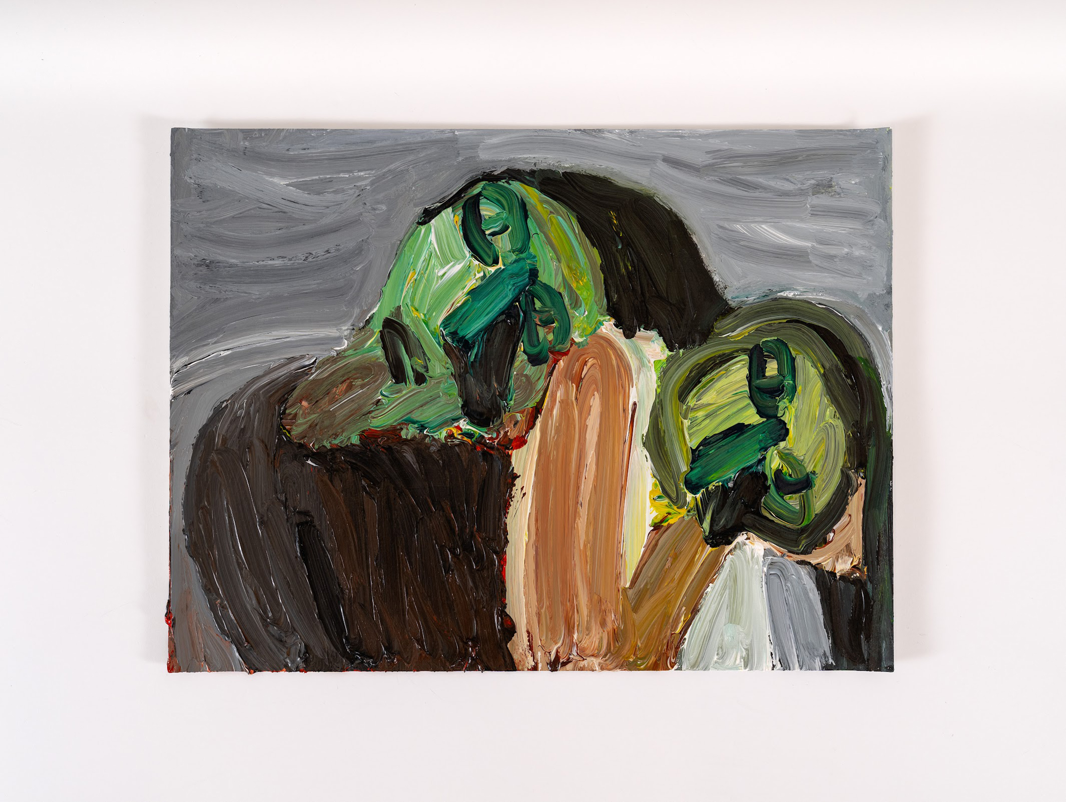 Emilio Villalba, "The Lonely" 24 x 18 in., Acrylic on paper, 2026 (courtesy of Ivester Contemporary). Emilio Villalba, "The Lonely" 24 x 18 in., Acrylic on paper, 2026 (courtesy of Ivester Contemporary).