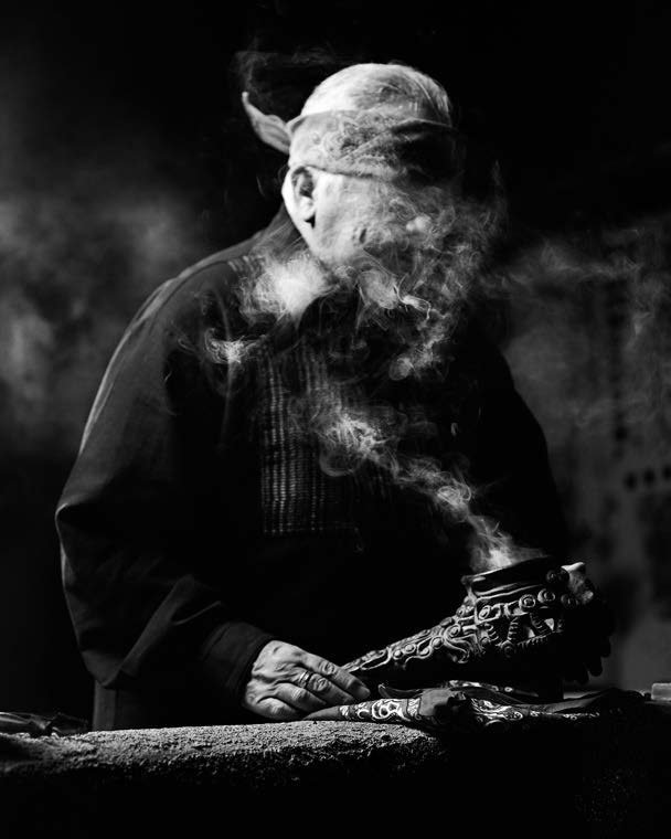 Devyn Galindo, Smoking Mirror, 44x55in., Archival Inkjet Print, 2024