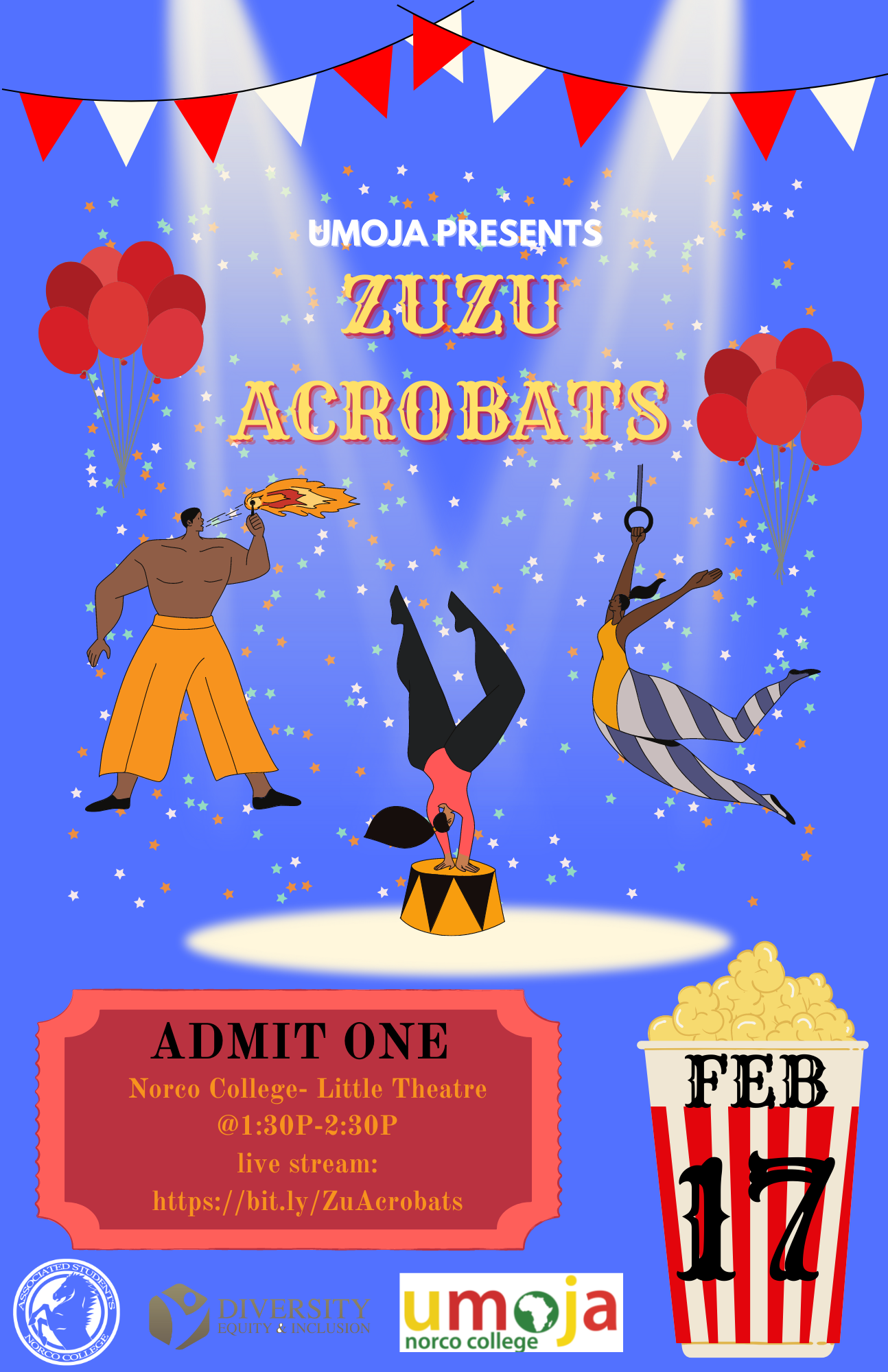 Zuzu Acrobat flyer