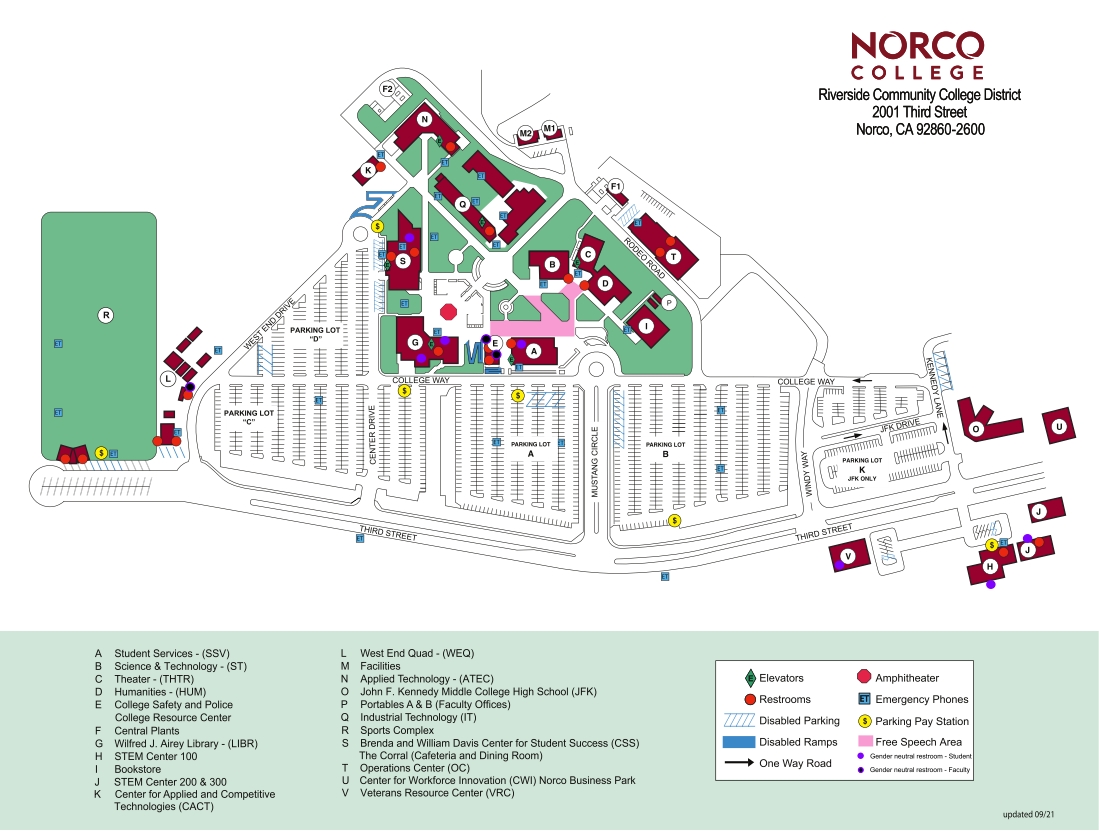 Norco College Map