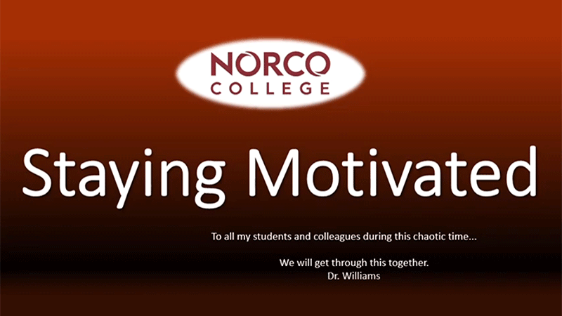 Staying Motivated