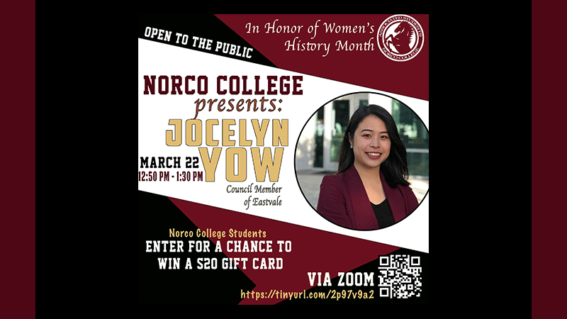 ASNC Presents Jocelyn Yow, Council Member of Eastvale
