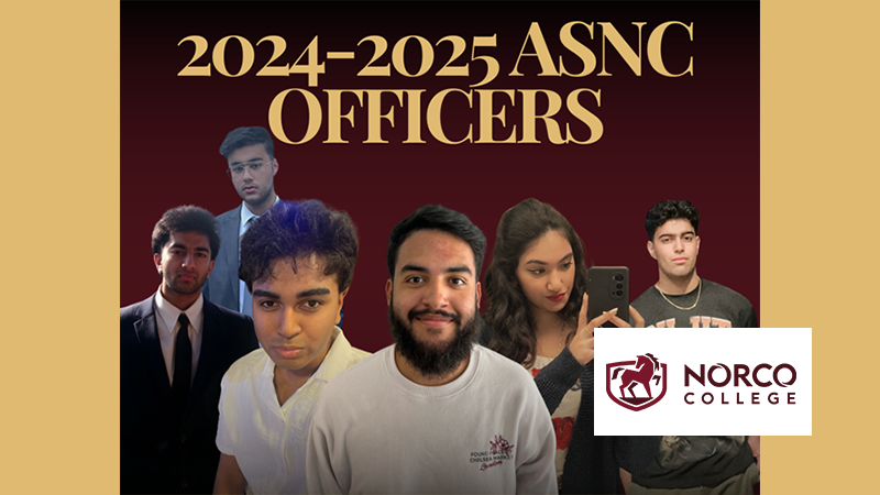 An infographic displaying the newly elected officers.
