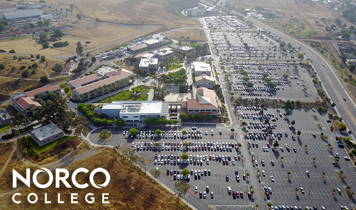 Norco College aerial shot