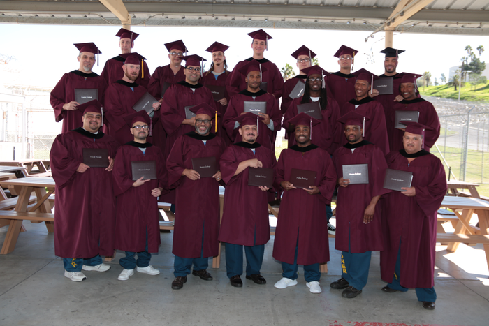 Prison Education Program first class graduates