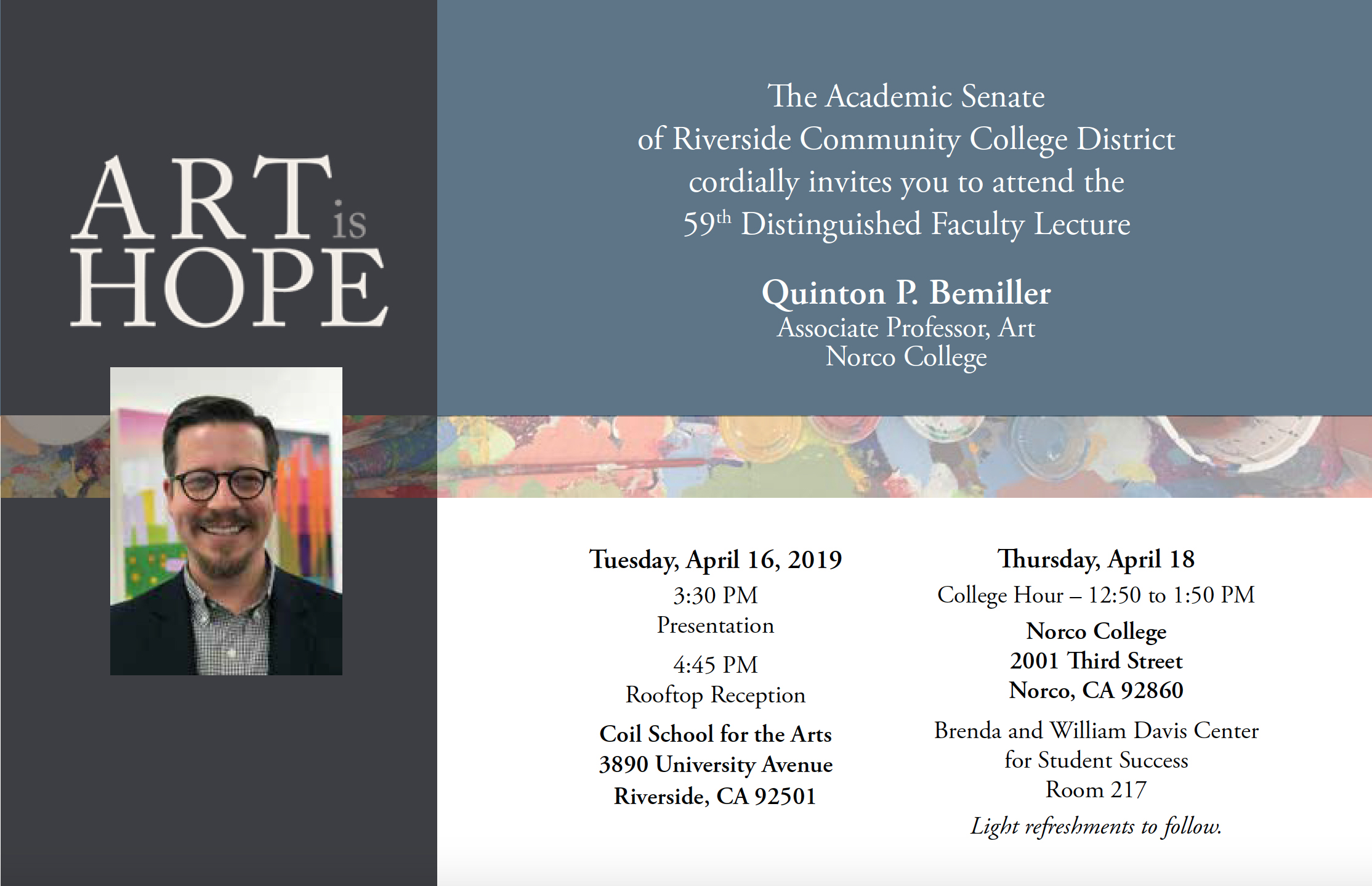 Faculty Lecture Series