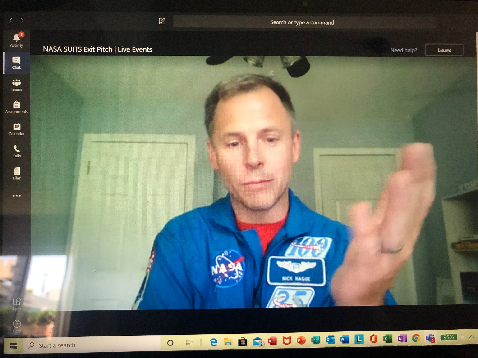 NASA astrounaut Nick Hague