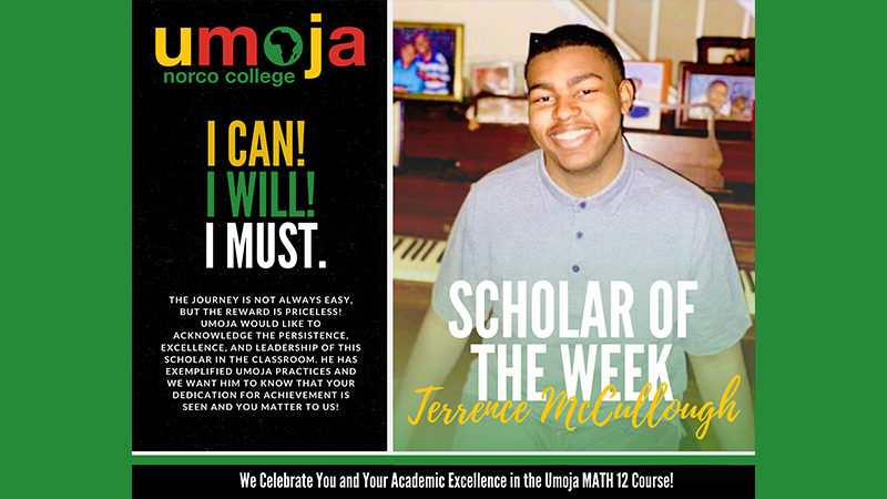 UMOJA Scholar of the Week - 02-05-2021 featured image