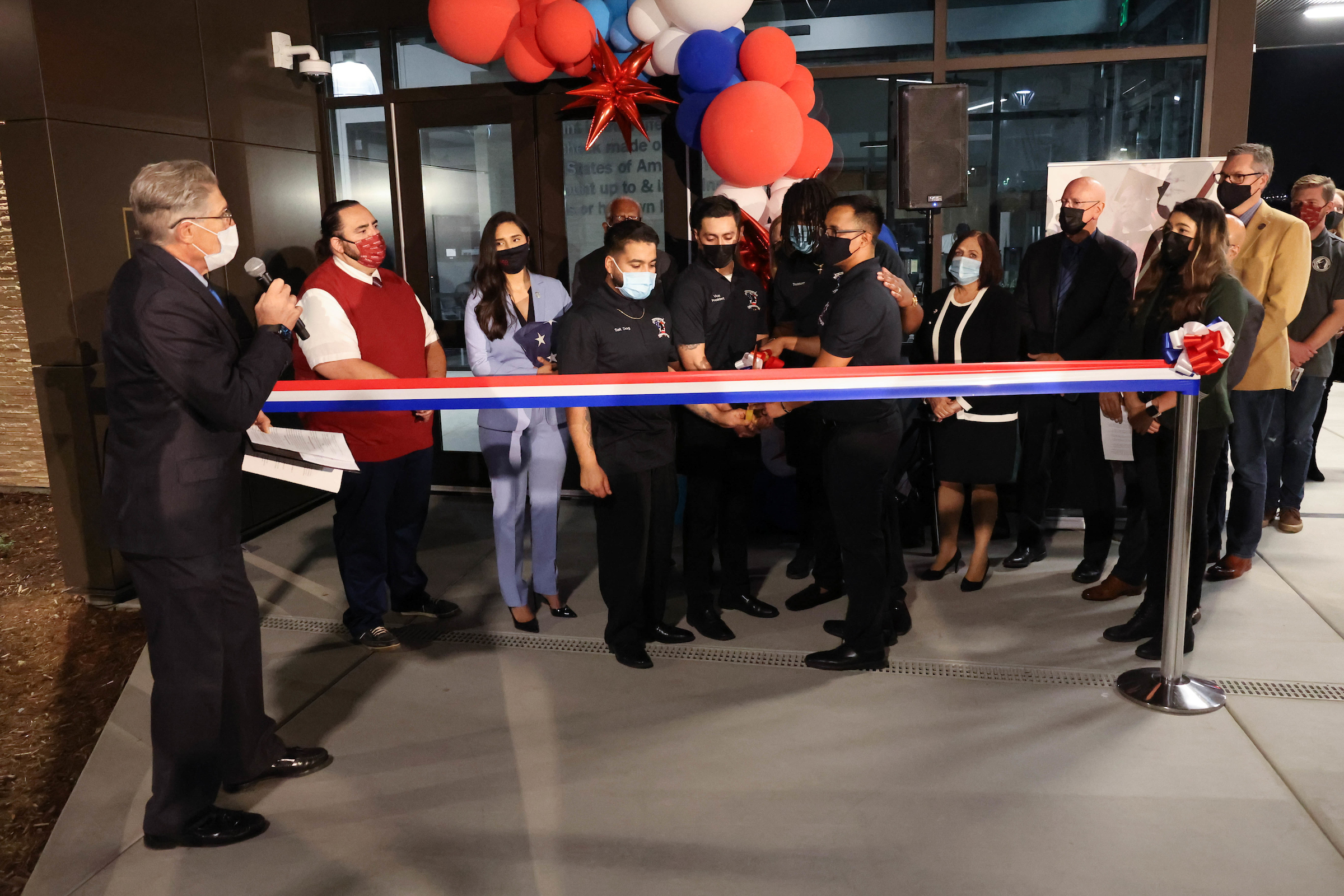 Assemblymember Sabrina Cervantes and Norco College Administrators at Veterans Resource Center Grand Opening