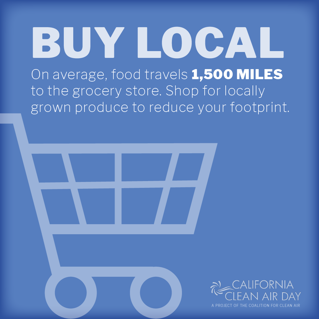 California Clean Air Day Buy Local flyer California Clean Air Day Buy Local flyer