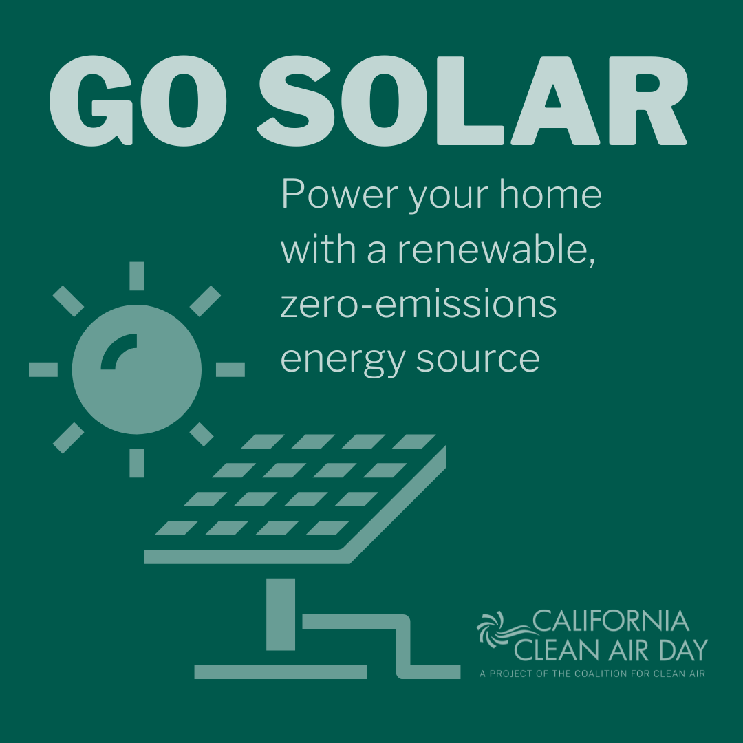 California Clean Air Go Solar flyer California Clean Air Go Solar flyer