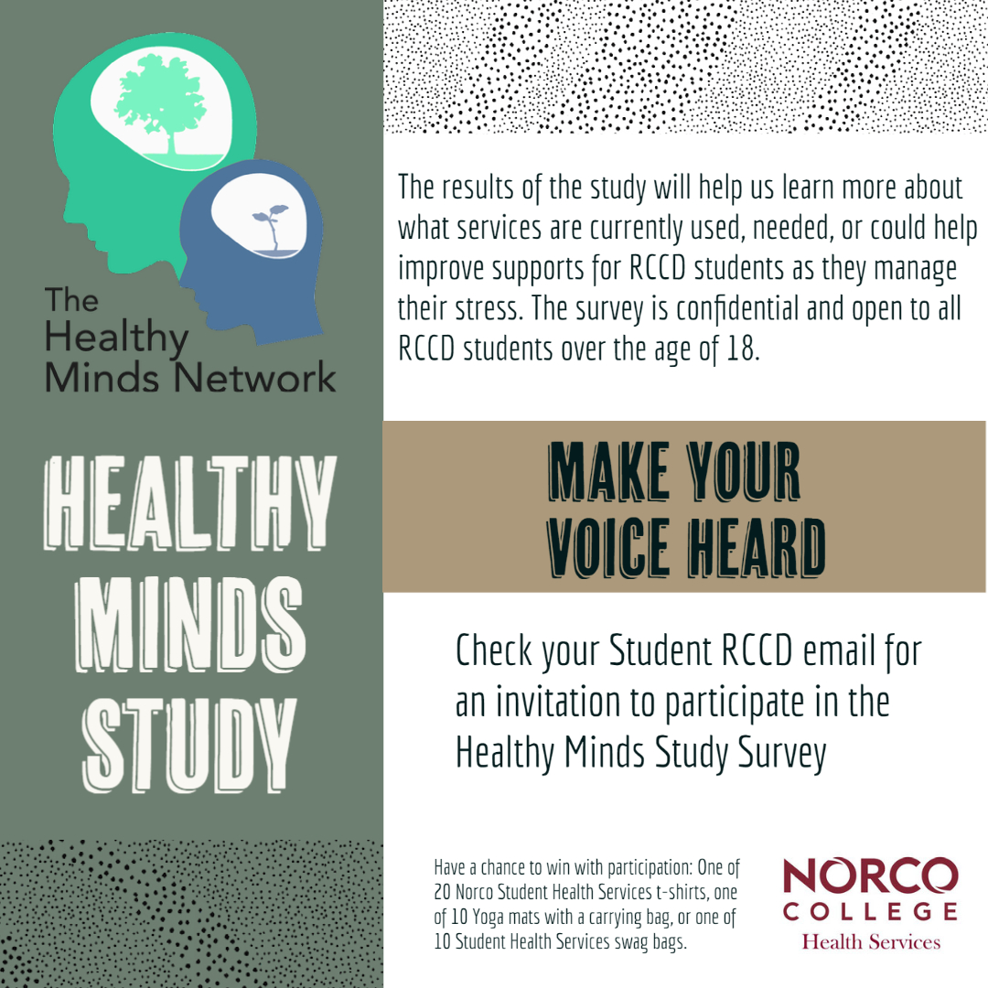 Healthy Minds Study flyer Healthy Minds Study flyer