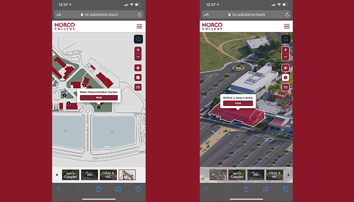 Norco College 3D Rendered Map Launch image 6
