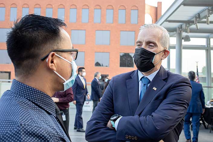 VA Secretary meeting with Board of Trustee members VA Secretary meeting with Board of Trustee members