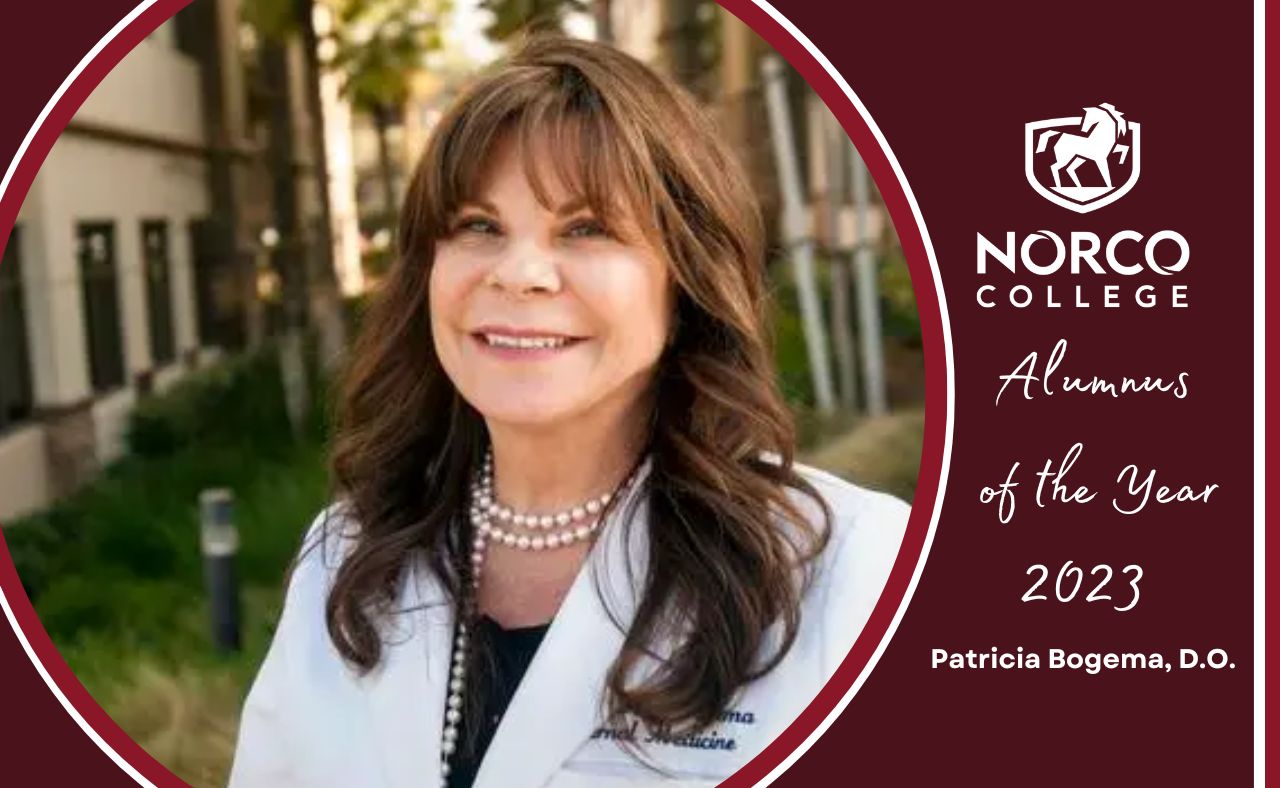 2023 Norco College Alumnus of the Year Dr. Patricia Bogema