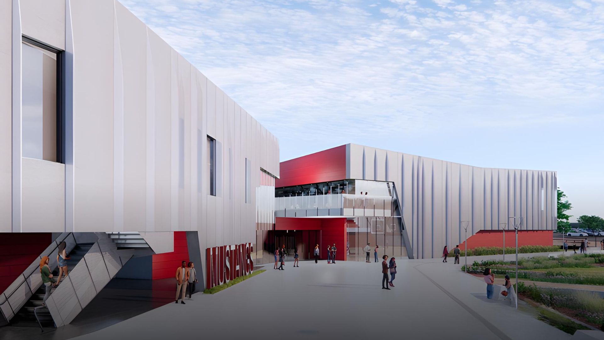 Rendering of the future Center for Human Performance and Kinesiology at Norco College
