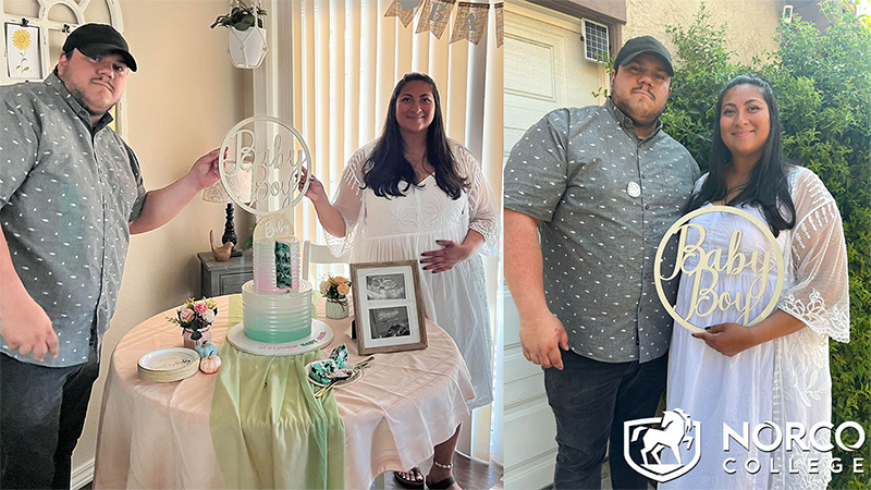 A picture of Vanessa Robles with her Partner Uli excited for their new blessing. A picture of Vanessa Robles with her Partner Uli excited for their new blessing.