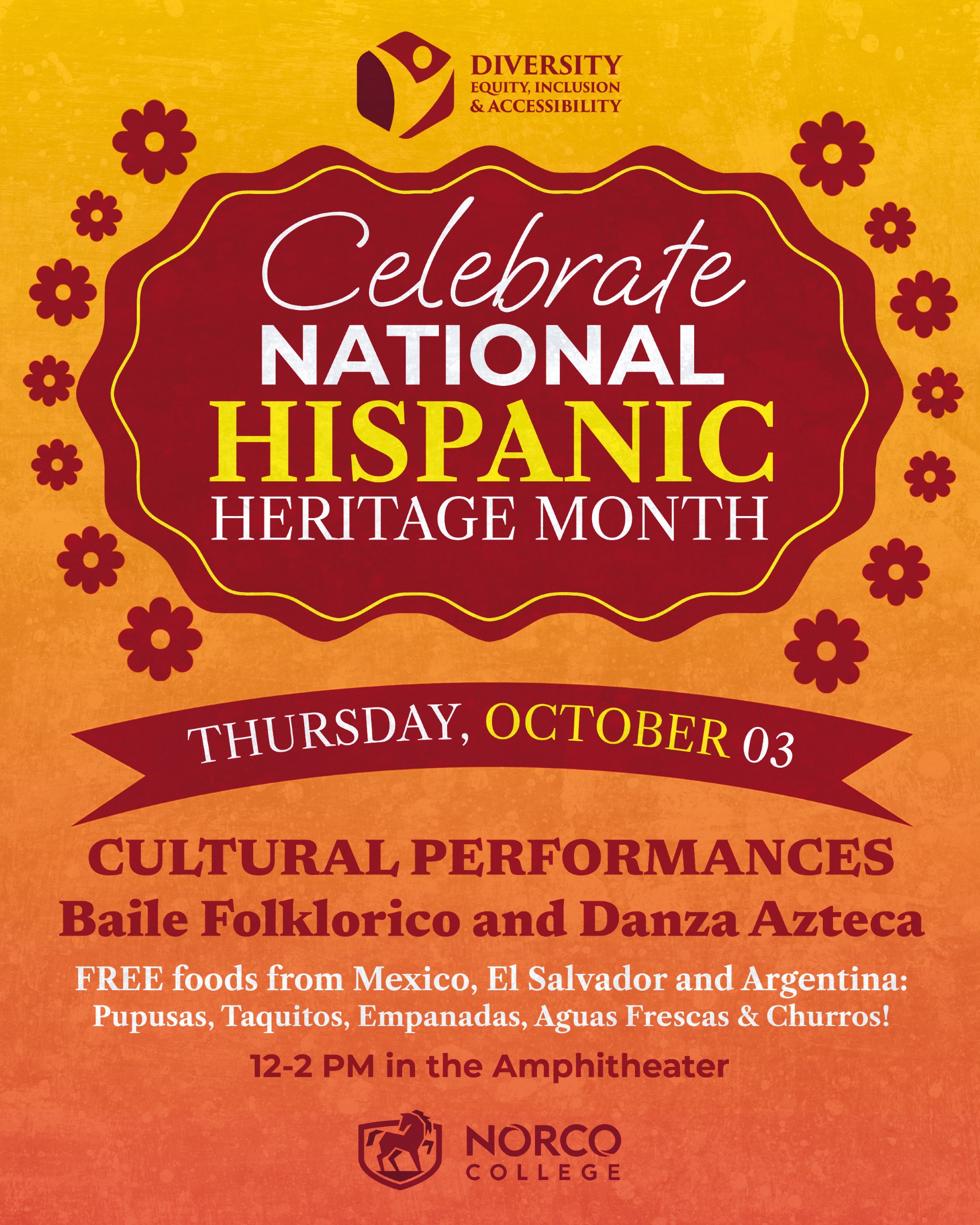 Hispanic Hertiage Month 2024 flyer Hispanic Hertiage Month 2024 flyer