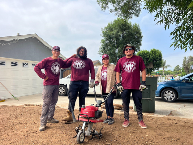 Dr. Gustavo Oceguera and Norco College Volunteer Corps students helping their community. Dr. Gustavo Oceguera and Norco College Volunteer Corps students helping their community.