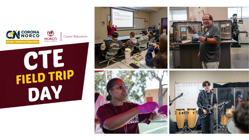 Norco College Welcomes CNUSD Students for Annual CTE Field Trip Day