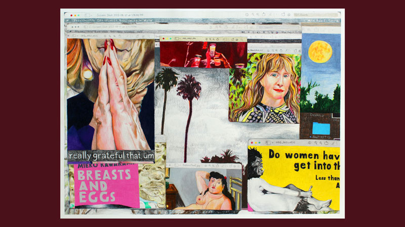 Image: Michelle Ramin, "Breasts and Eggs", 2025. Image: Michelle Ramin, "Breasts and Eggs", 2025.