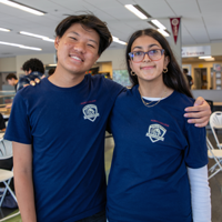 Two Honors Programs students at Fall Orientation