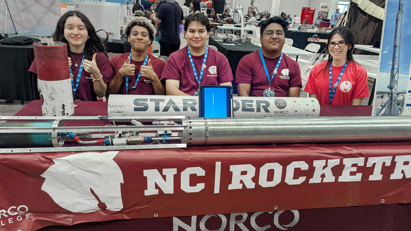 Norco College Rocketry Team at Orange County Maker Faire