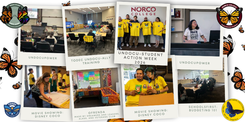 Undocumented Student Action Success Week at Norco College