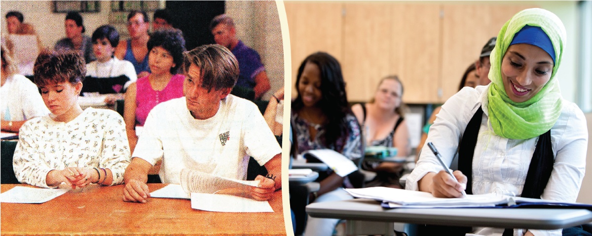 Norco College students then and now Norco College students then and now