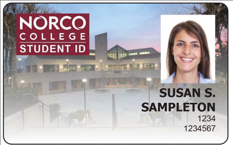 Norco College Photo ID sample Norco College Photo ID sample