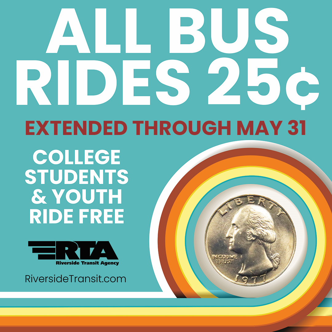 Free RTA Bus Rides flyer Free RTA Bus Rides flyer