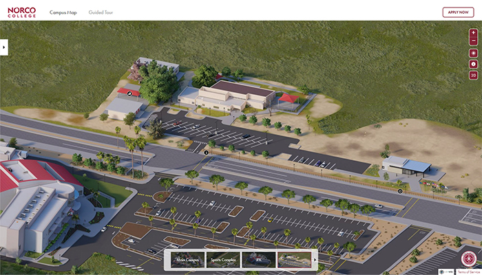 Norco College 3D Rendered Map Launch image 4 Norco College 3D Rendered Map Launch image 4
