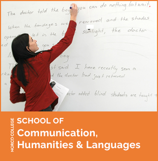 School of Communication, Humanities and Languages Banner