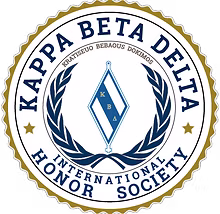 The seal of Kappa Beta Delta International Honors Society