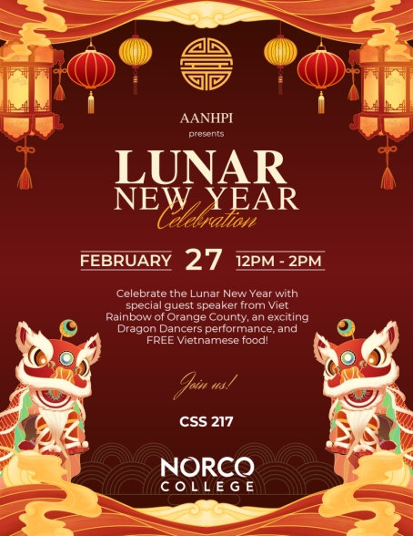 Lunar New Year Celebration event flyer - February 27, 2025