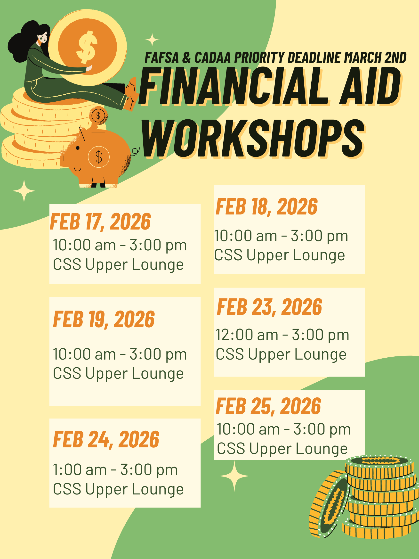 Workshop Financial Aid Workshop Financial Aid