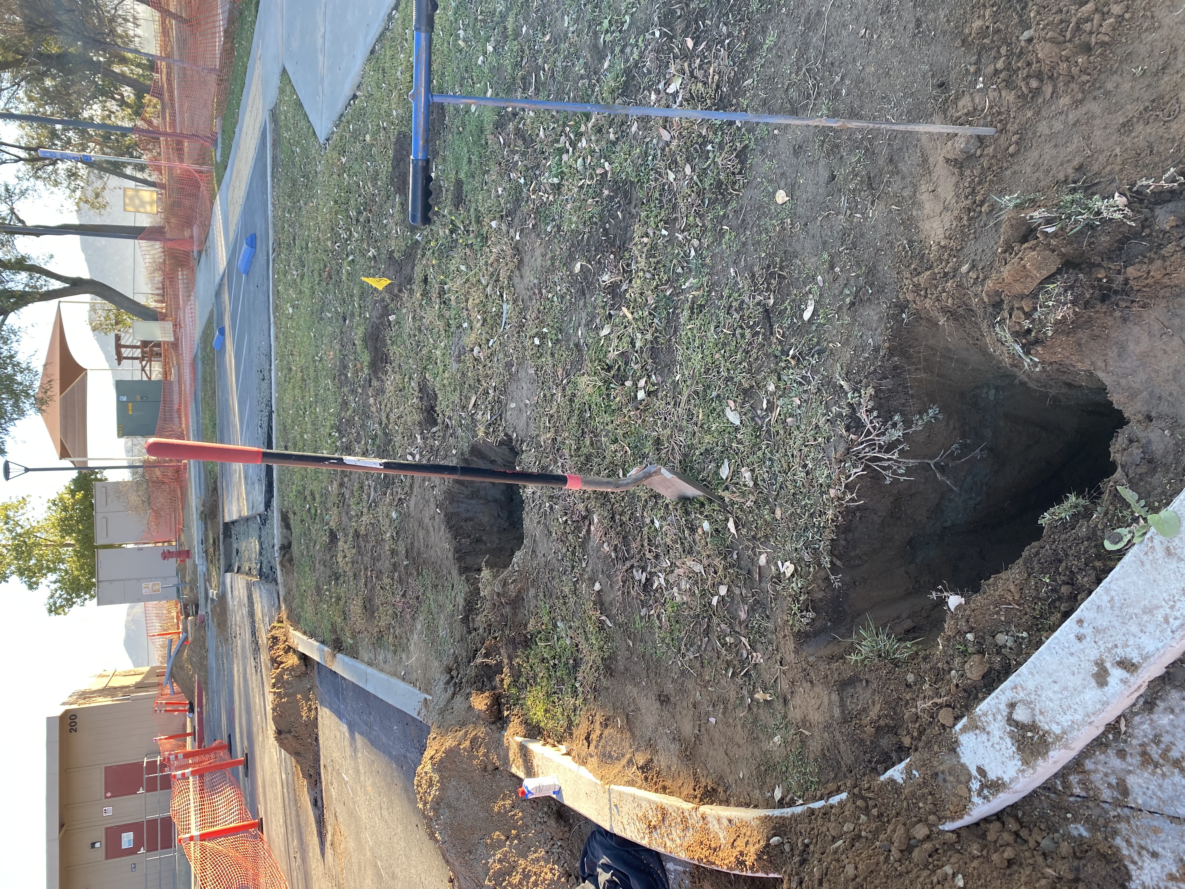 Active construction site