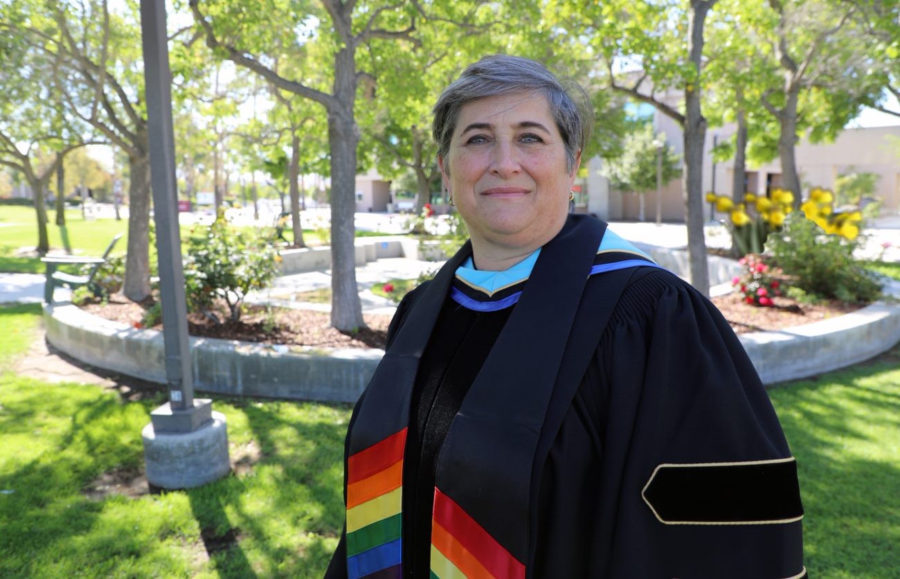Professor Peggy Campo on Norco College campus