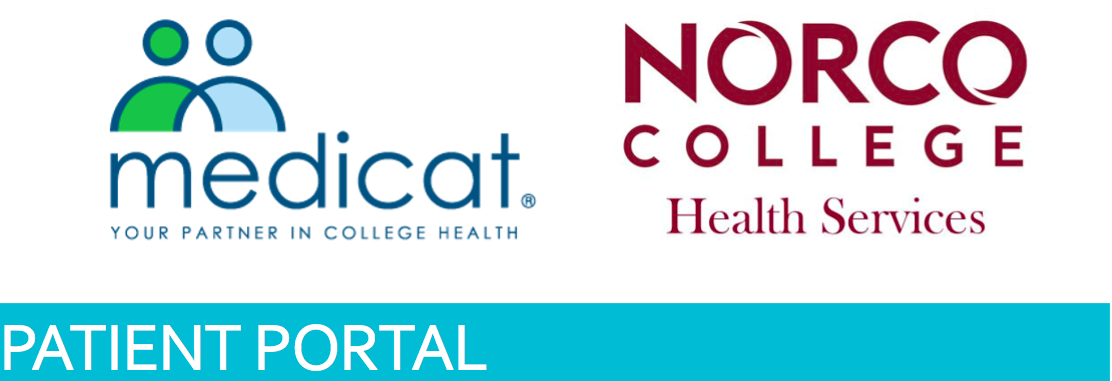 Patient portal  image with norco college icon