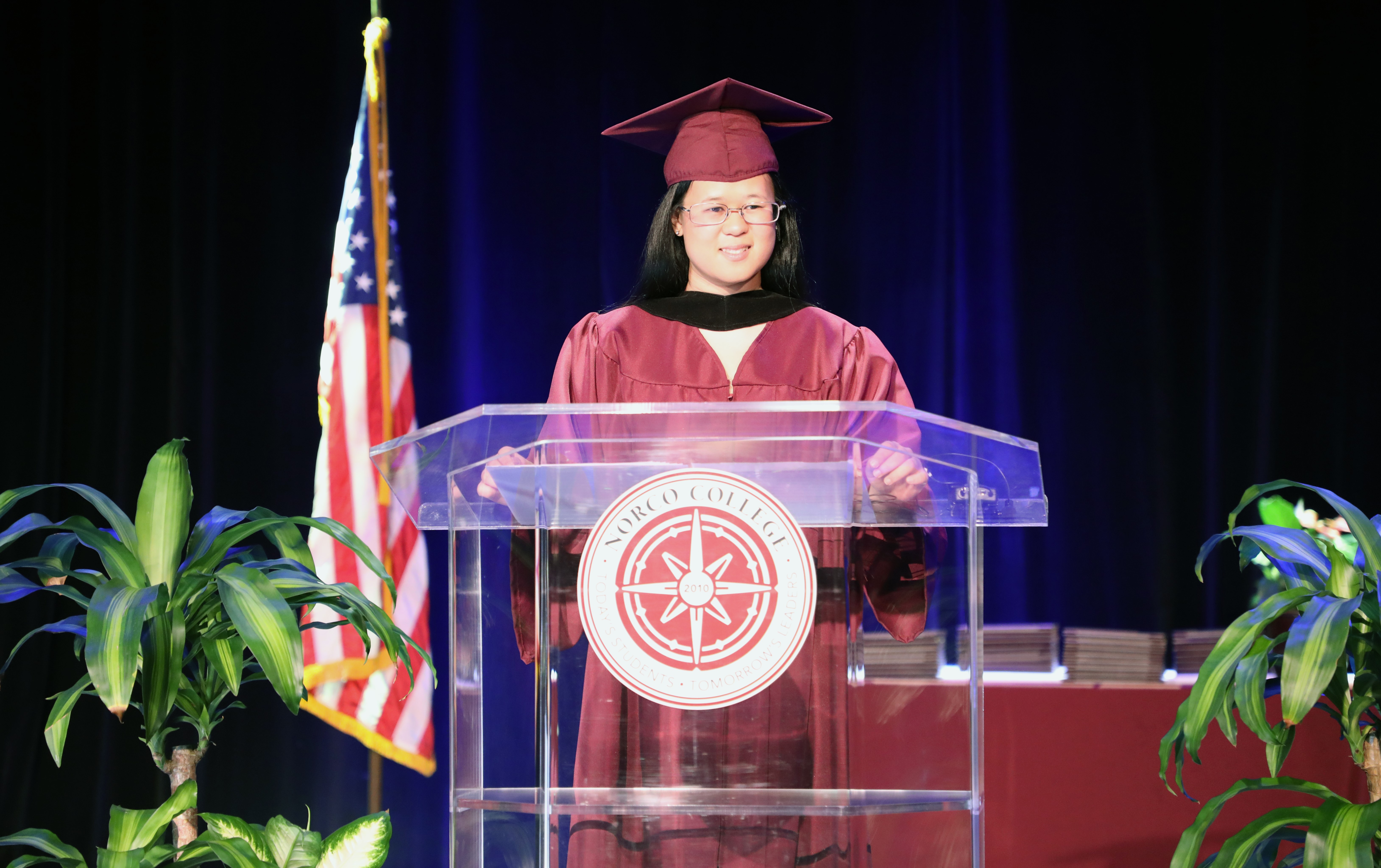 Gabrielle Ante at Commencement