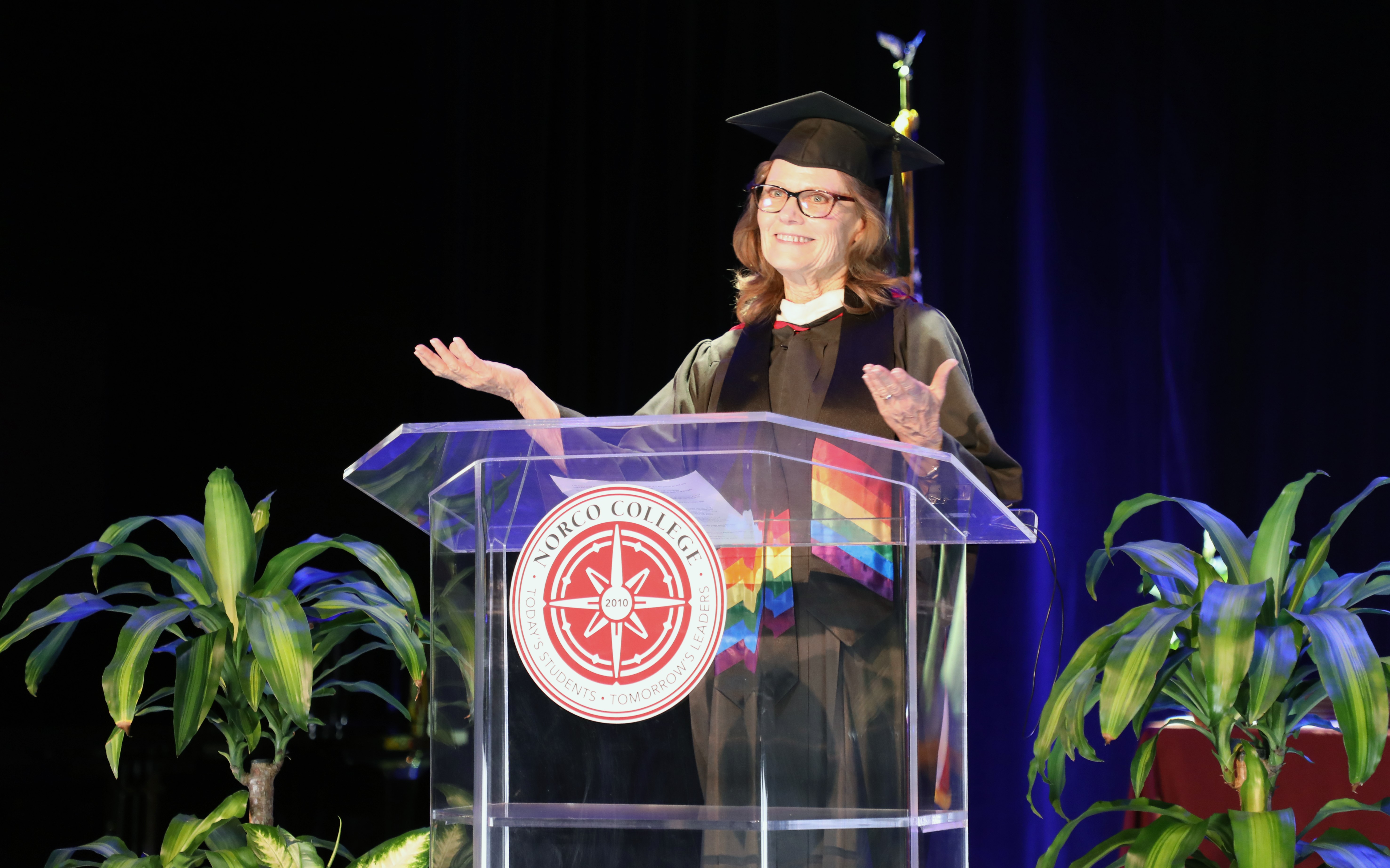 Professor Kristine Anderson at Commencement Professor Kristine Anderson at Commencement